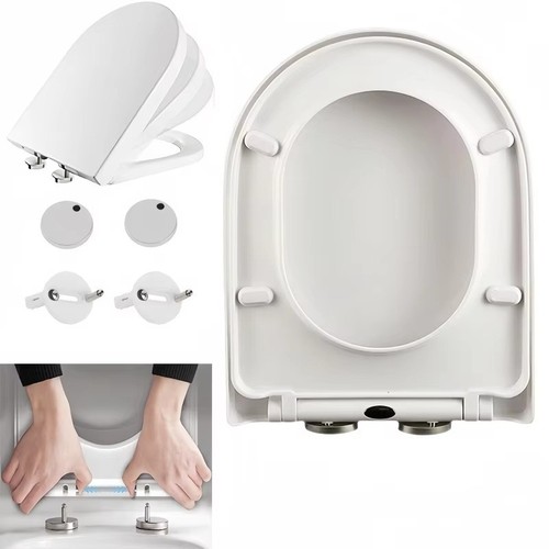 Luxury shape toilet seat - d-shape,