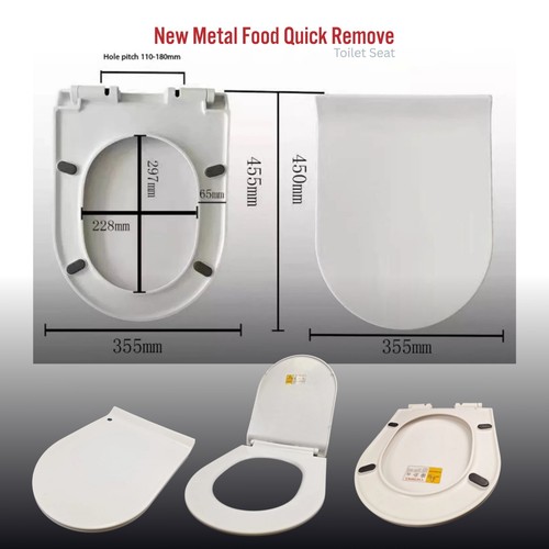 Luxury shape toilet seat - d-shape,
