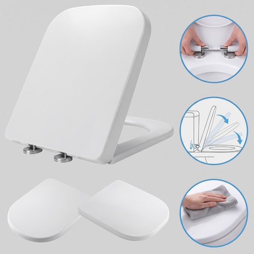 Luxury square toilet seat soft - square,