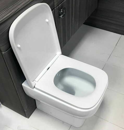 Luxury square toilet - square,