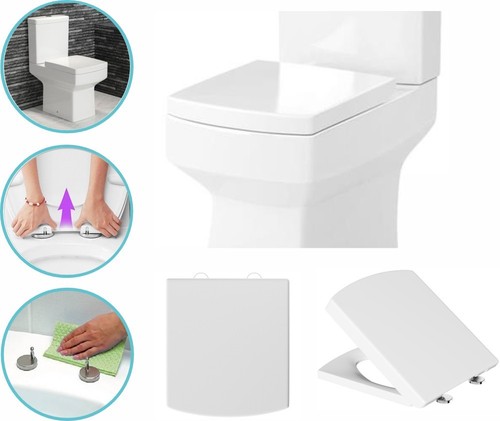 Luxury square toilet seat - luxury,